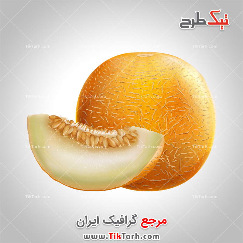 دانلود طرح لایه باز خربزه آتشین
