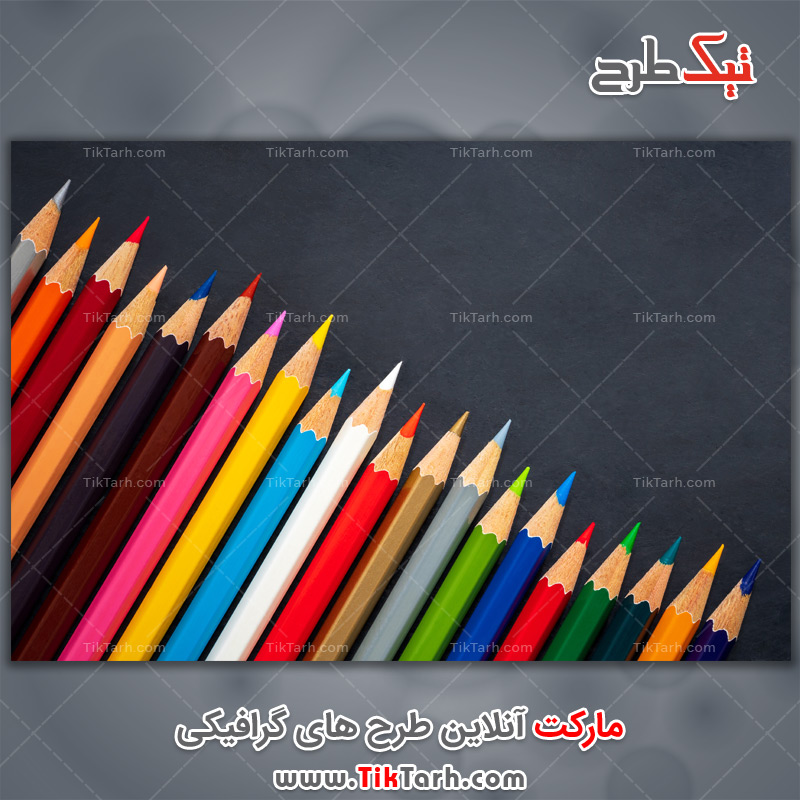 عکس مداد رنگی