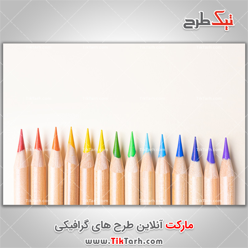 دانلود تصویر لارج فرمت مداد رنگی