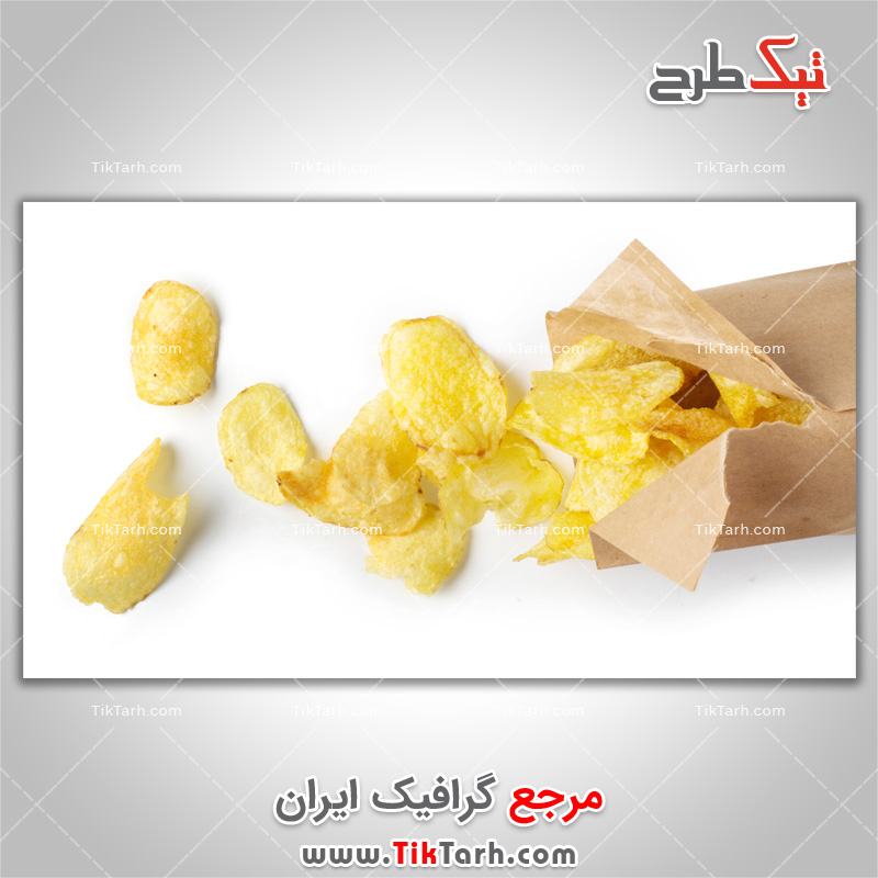 عکس لارج فرمت پاکت چیپس