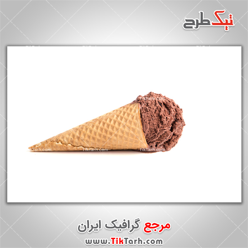 عکس لارج فرمت بستنی قیفی اسکوپی