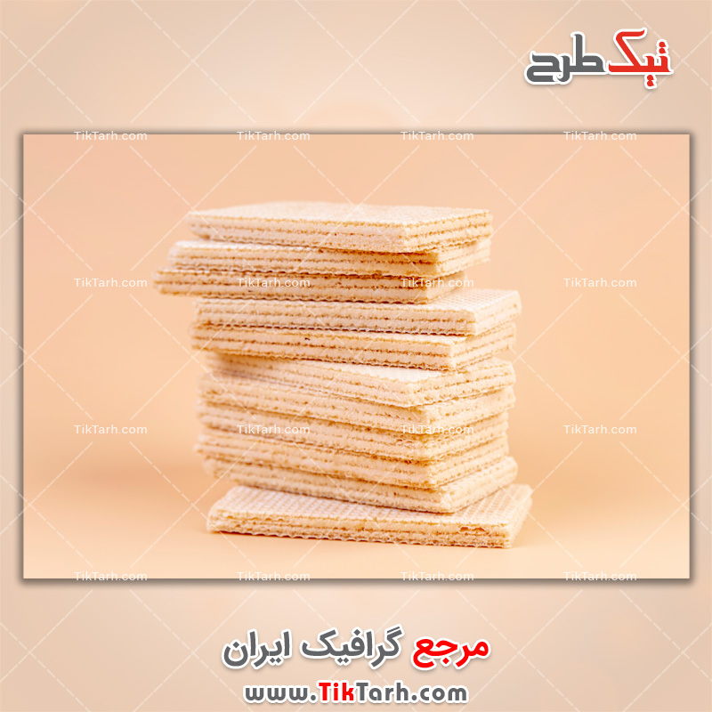 دانلود عکس با کیفیت ویفر کاراملی