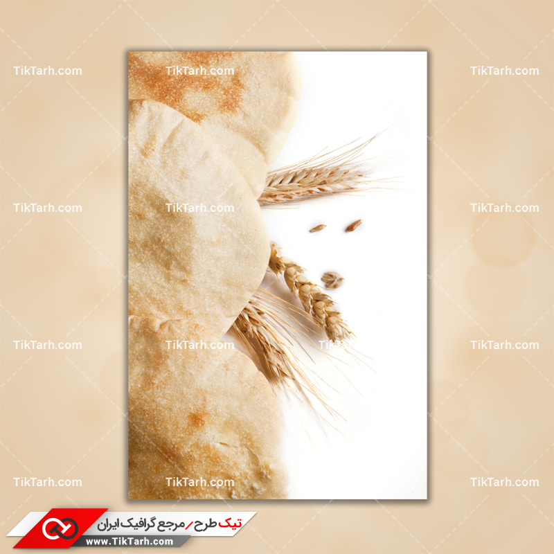 دانلود تصویر با کیفیت نان و خوشه گندم
