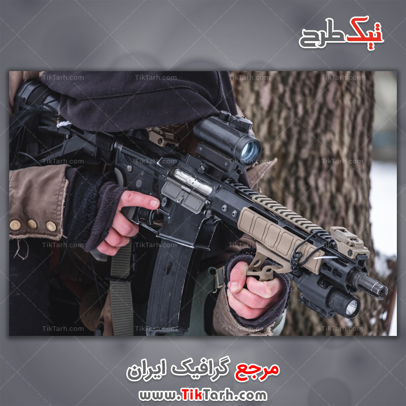 دانلود عکس با کیفیت تفنگ پیشرفته