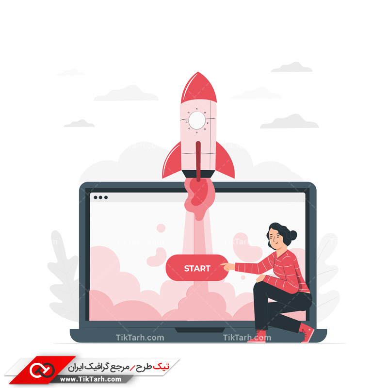 دانلود وکتور مفهومی شروع کردن کار