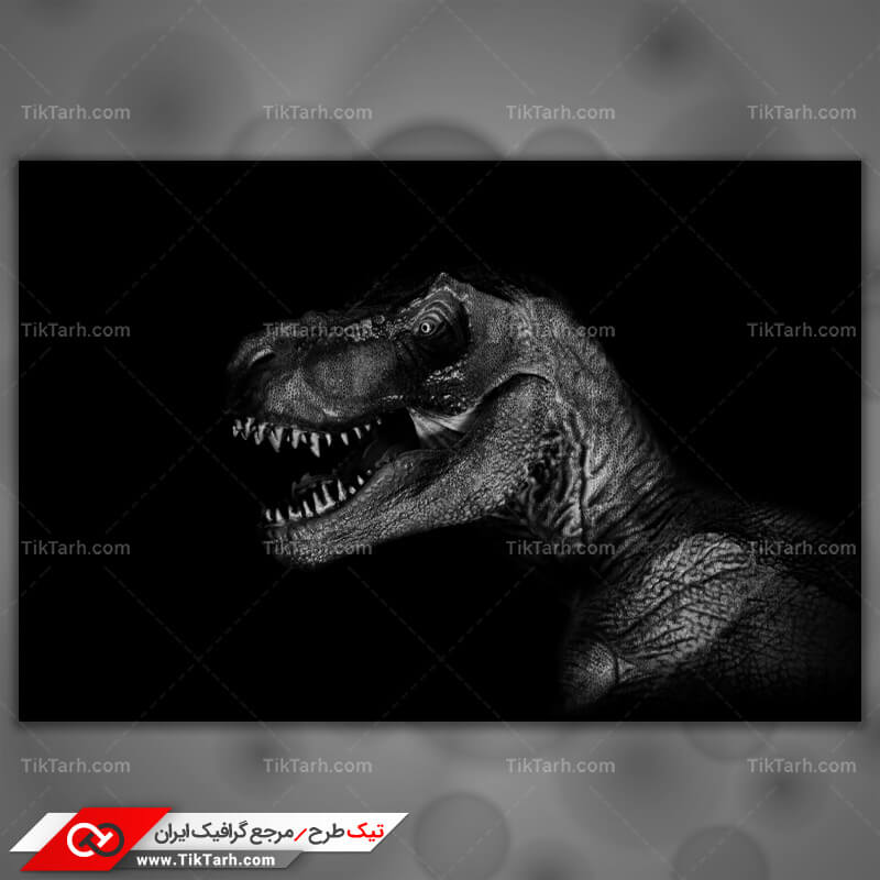 تصویر لارج فرمت دایناسور گورگوسور خوفناک