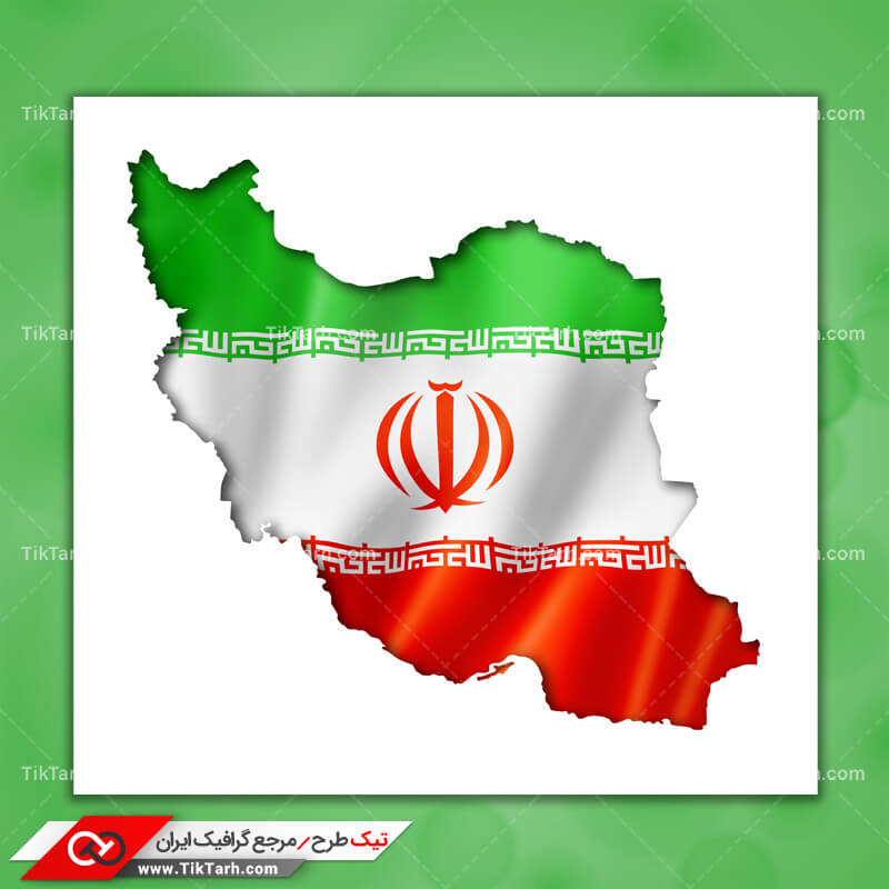 دانلود عکس با کیفیت نقشه طرح پرچم ایران