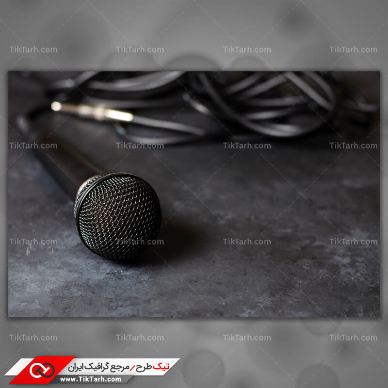 دانلود عکس گرافیکی میکروفون