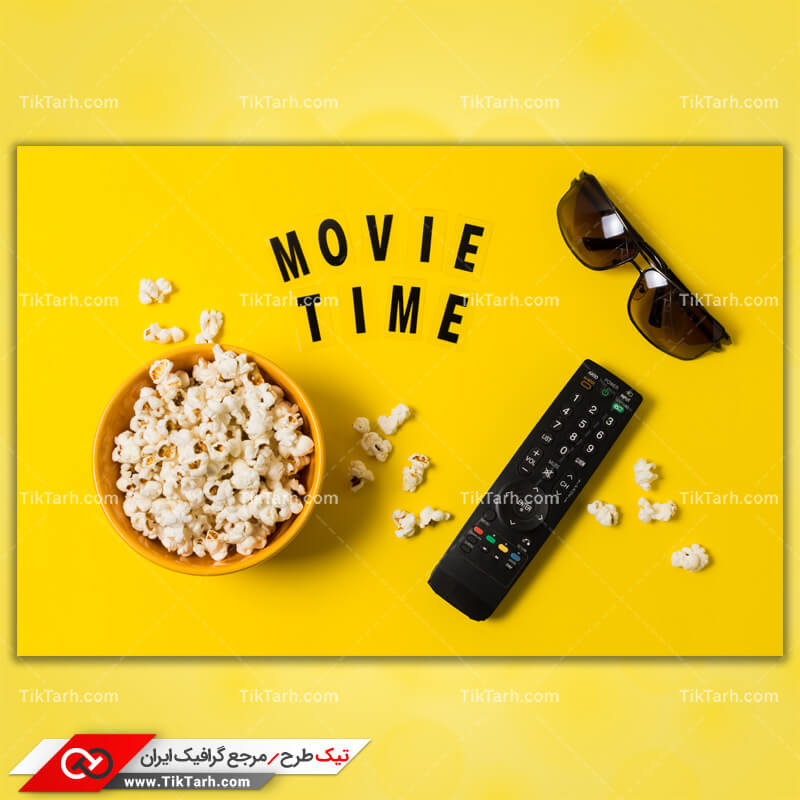 دانلود عکس گرافیکی زمان فیلم