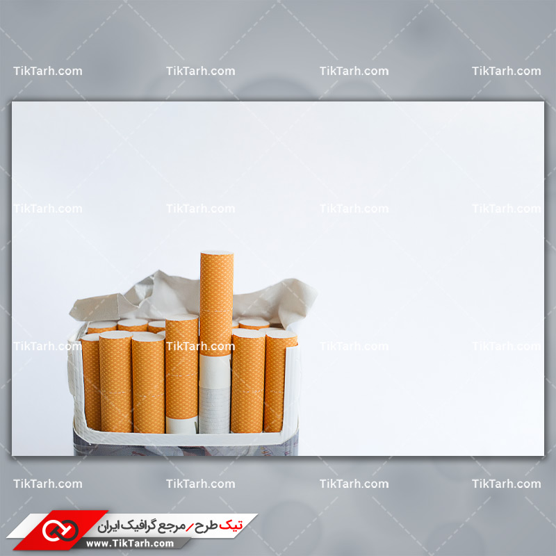 دانلود تصویر با کیفیت پاکت سیگار باز شده
