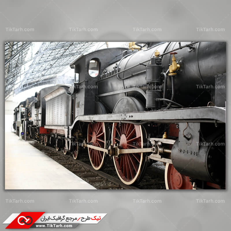 دانلود تصویر با کیفیت لوکوموتیو قدیمی