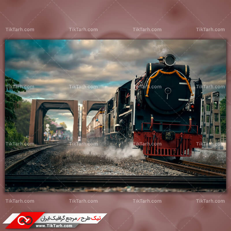 دانلود تصویر با کیفیت لوکوموتیو و راه آهن