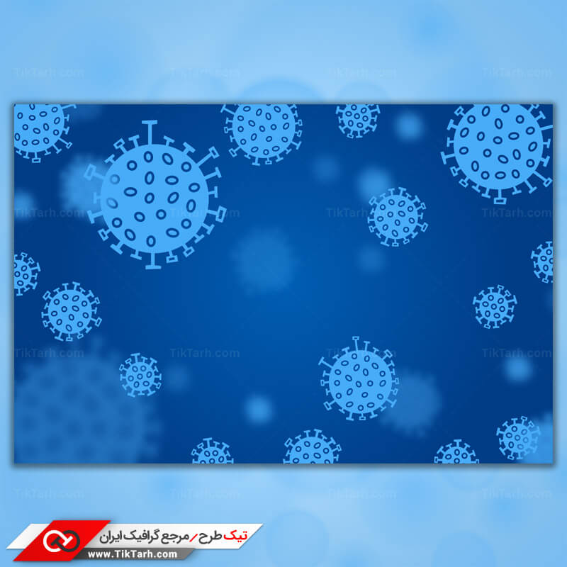 پس زمینه طراحی با طرح ویروس کرونا