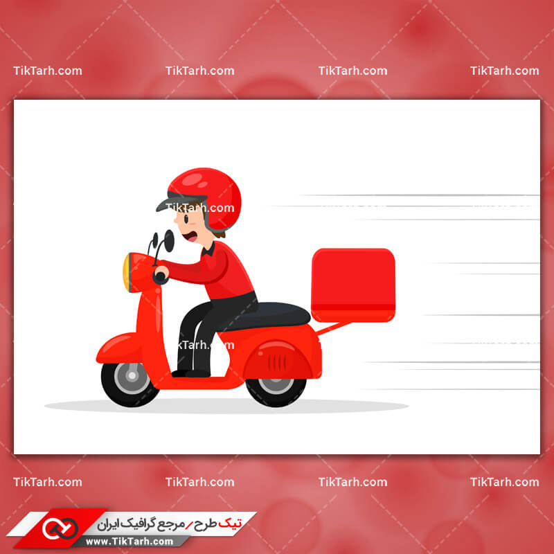 دانلود کلیپ آرت لایه باز پیک موتوری