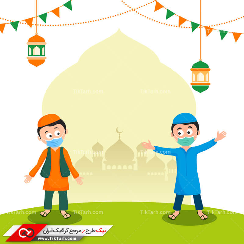 طرح آماده کلیپ آرت مذهبی جشن ولادت در روزهای کرونایی
