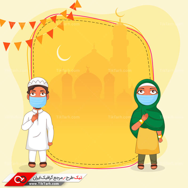 طرح آماده کلیپ آرت مذهبی مسلمانان و زیارت از راه دور