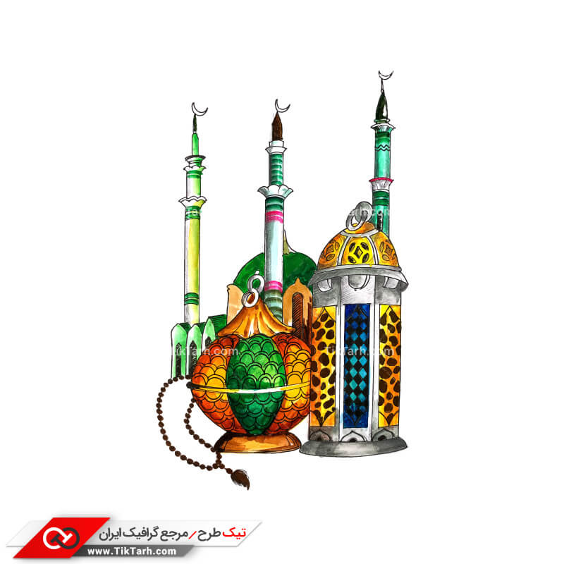 طرح آماده کلیپ آرت مذهبی زیارتگاه