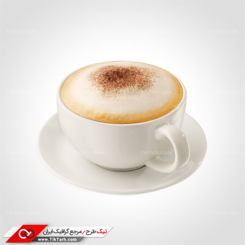 دانلود طرح لایه باز فنجان کاپوچینو