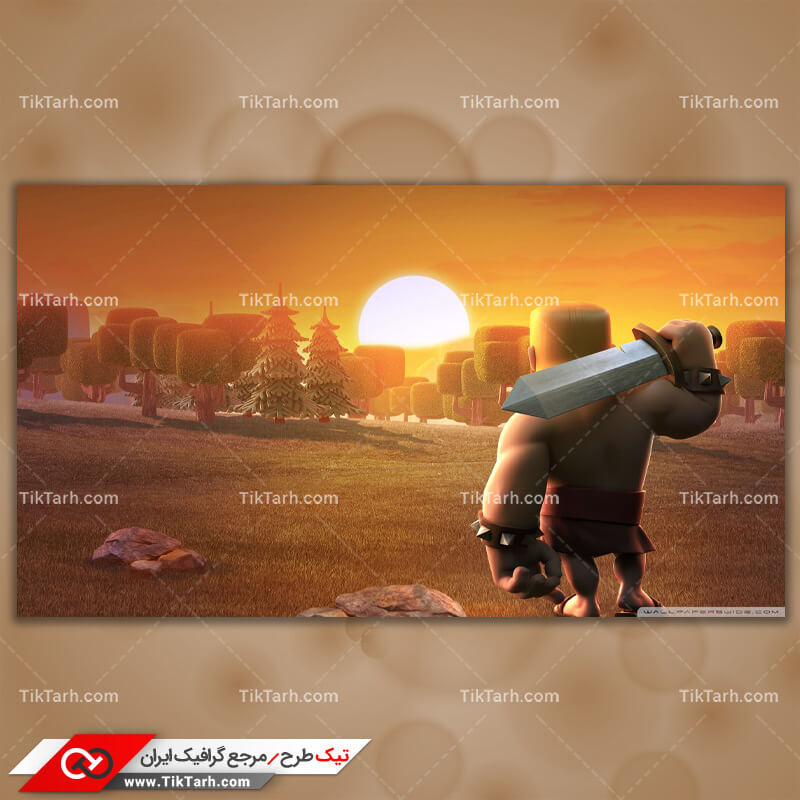 دانلود تصویر با کیفیت بازی CLASH of CLANS