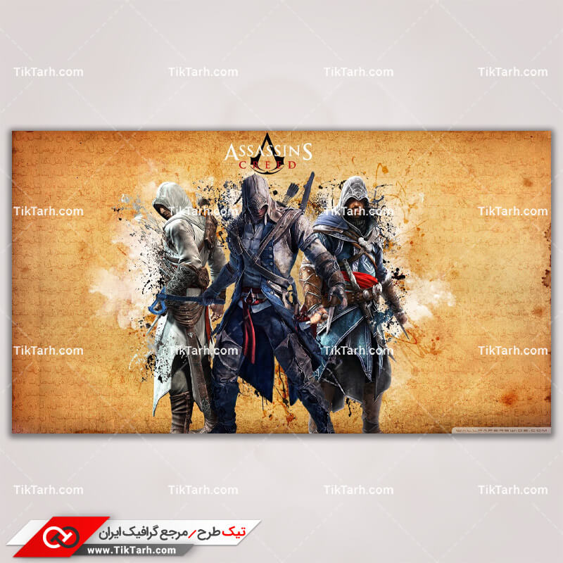 تصویر با کیفیت بازی کامپیوتری assassin's creed