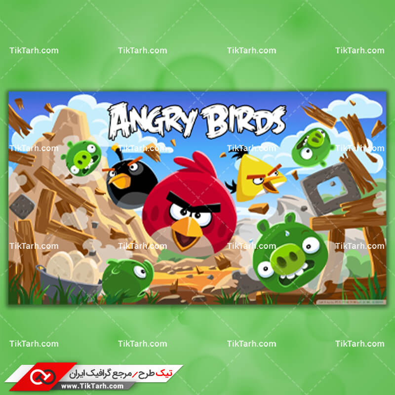 تصویر با کیفیت بازی angry birds