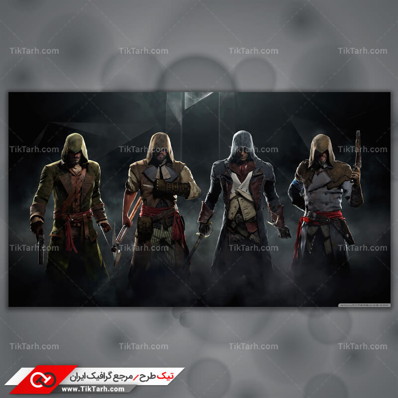 دانلود تصویر با کیفیت بازی assassin's creed unity