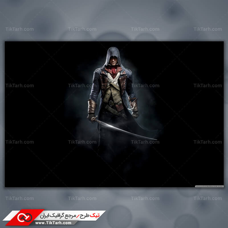 تصویر بسیار با کیفیت بازی کامپیوتری assassin's creed unity