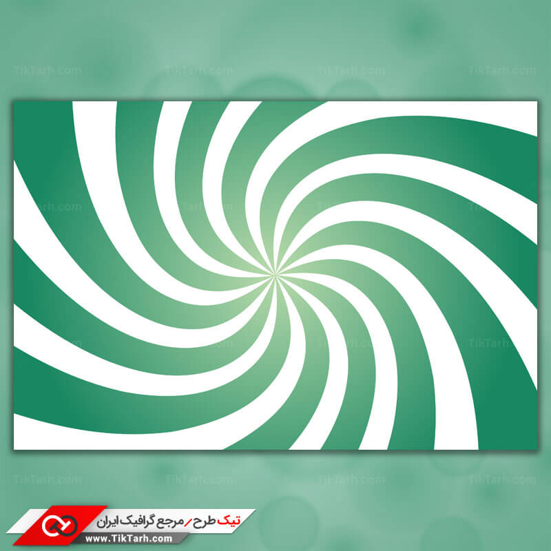 پس زمینه طراحی با طرح راه راه سفید و سبز