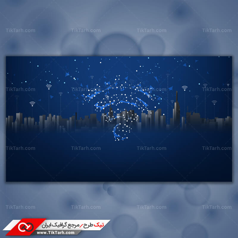 پس زمینه طراحی با طرح اینترنت وای فای