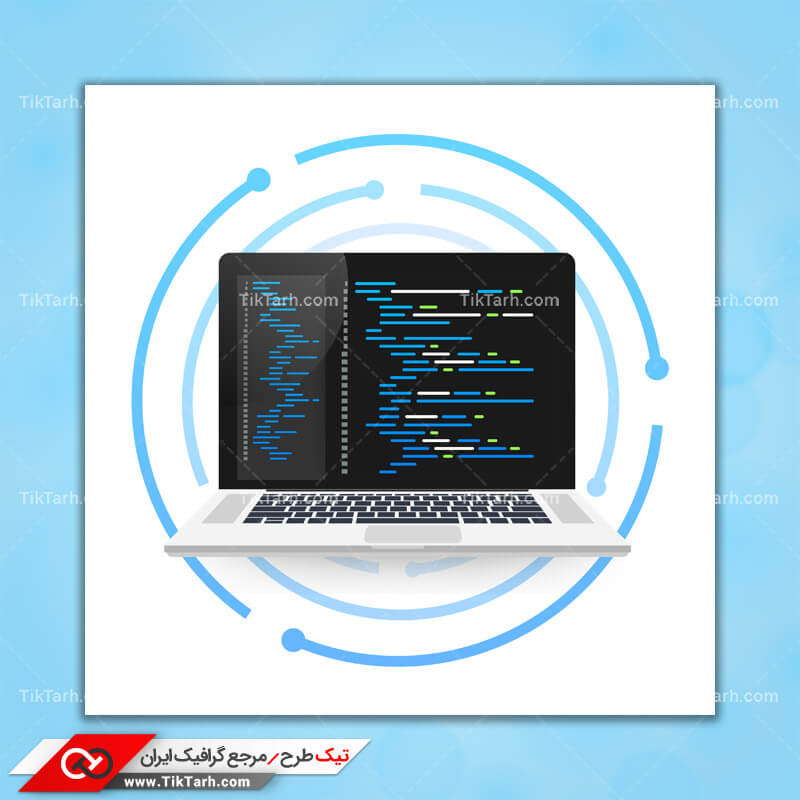 دانلود کلیپ آرت لایه باز لپ تاپ