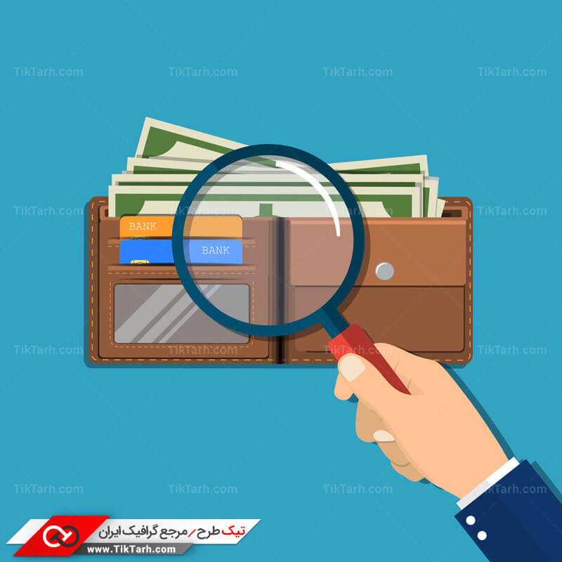 دانلود کلیپ آرت کیف پول چرمی
