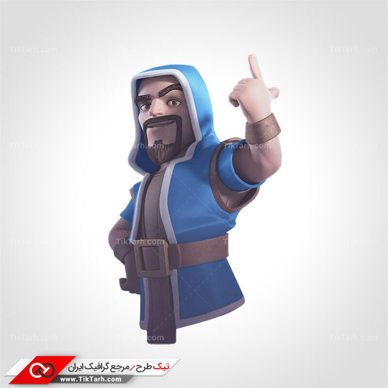 دانلود طرح لایه باز کارتونی ویزارد لول 2