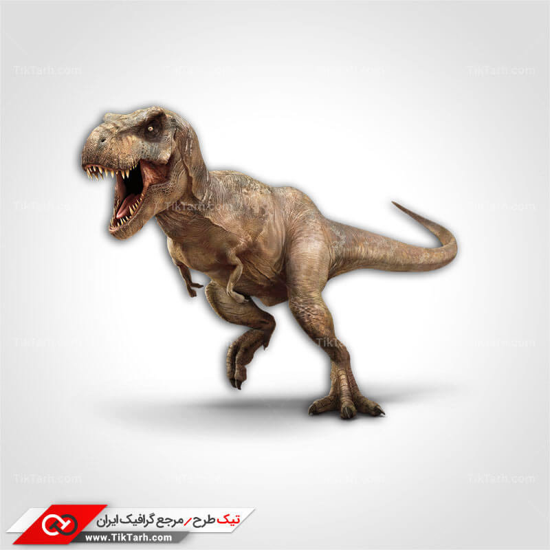 دانلود طرح لایه باز و آماده دایناسور تی رکس