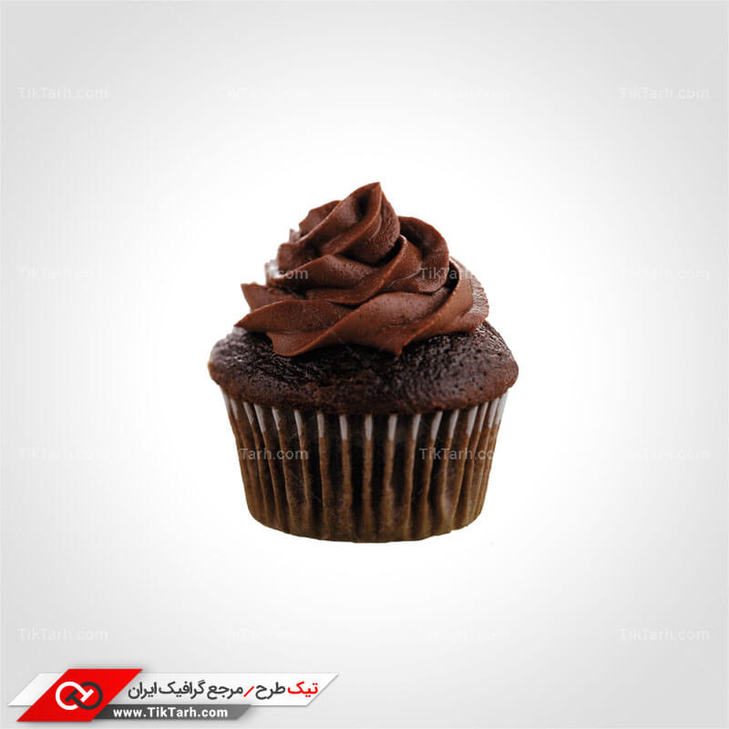 دانلود طرح گرافیکی کیک شکلاتی کاکائویی