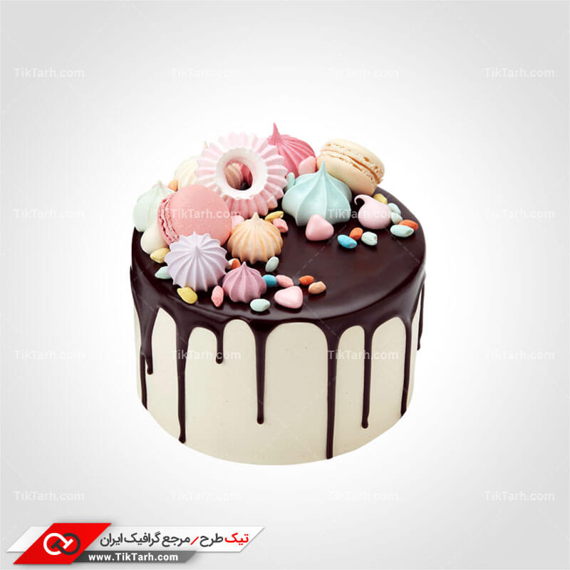 دانلود طرح لایه باز کیک تولد