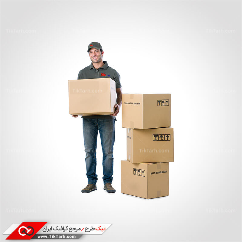 دانلود طرح لایه باز جابجای اسباب در کارتن های مقوایی