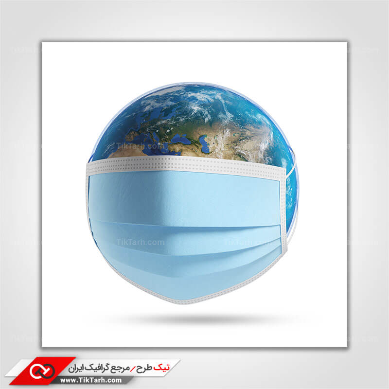 دانلود عکس گرافیکی با کیفیت محافظت با ماسک