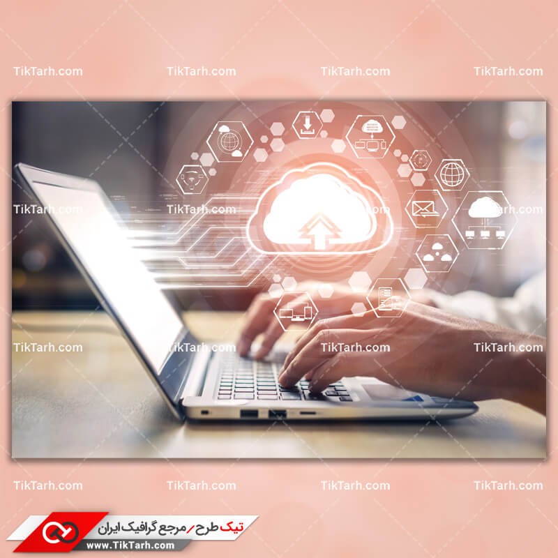 دانلود تصویر گرافیکی تکنولوژی و لپ تاپ