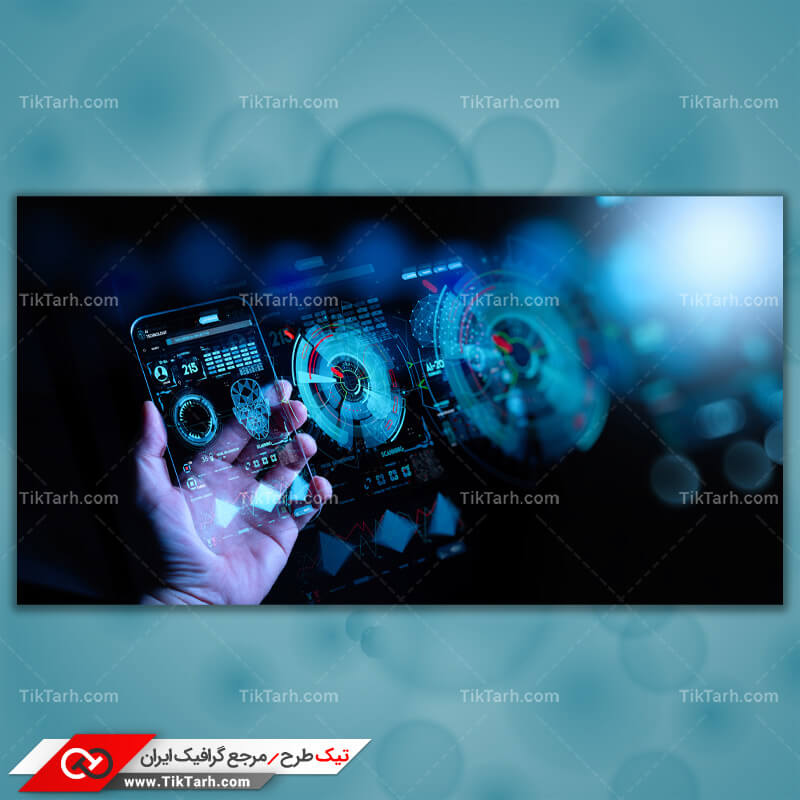 دانلود تصویر گرافیکی گوشی هوشمند و تکنولوژی