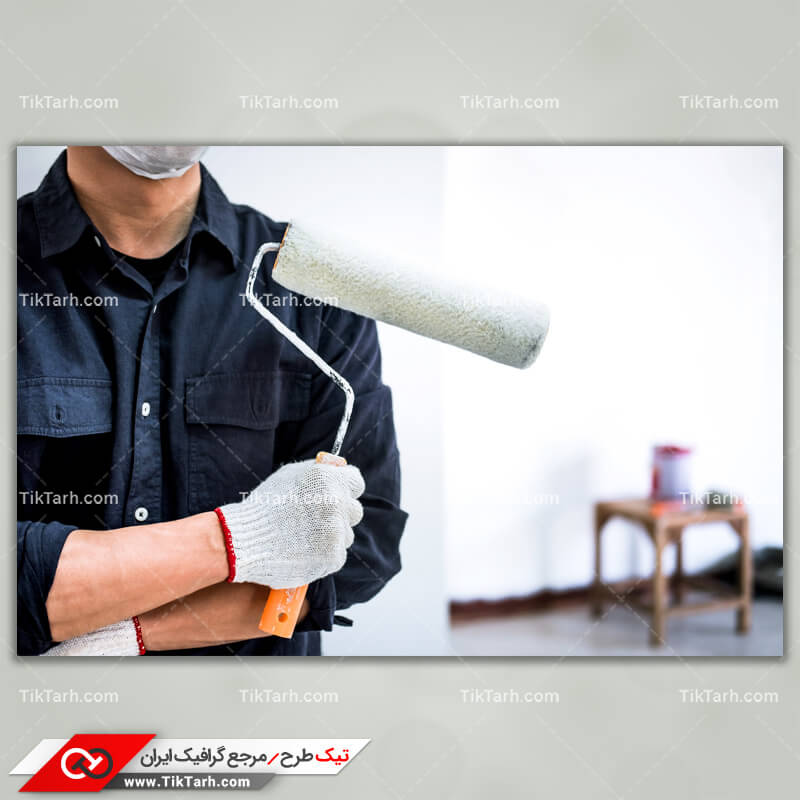 دانلود تصویر با کیفیت غلتک نقاشی