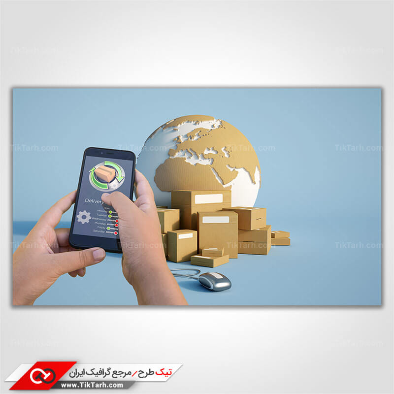 دانلود تصویر با کیفیت حمل کالا به تمام نقاط دنیا
