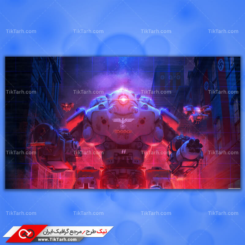 تصویر با کیفیت بازی wolfenstein youngblood game 2019