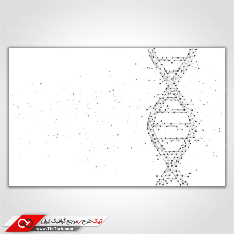 پس زمینه طراحی با طرح دی ان ای