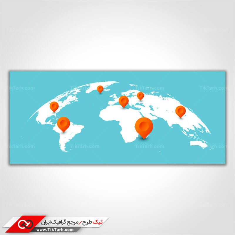 پس زمینه طراحی با طرح لوکیشن