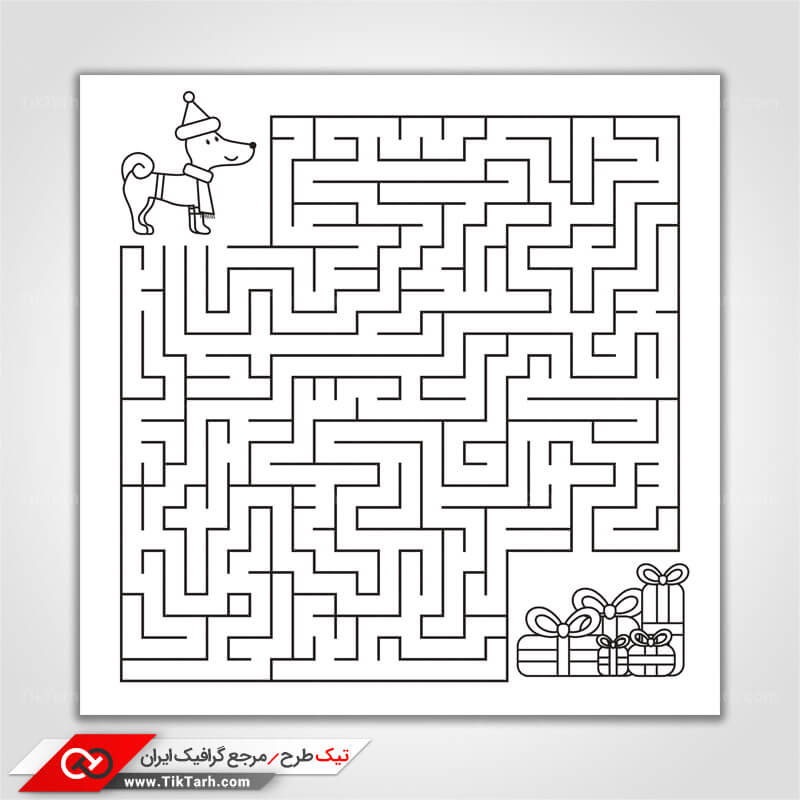 پس زمینه طراحی با طرح هزارتو