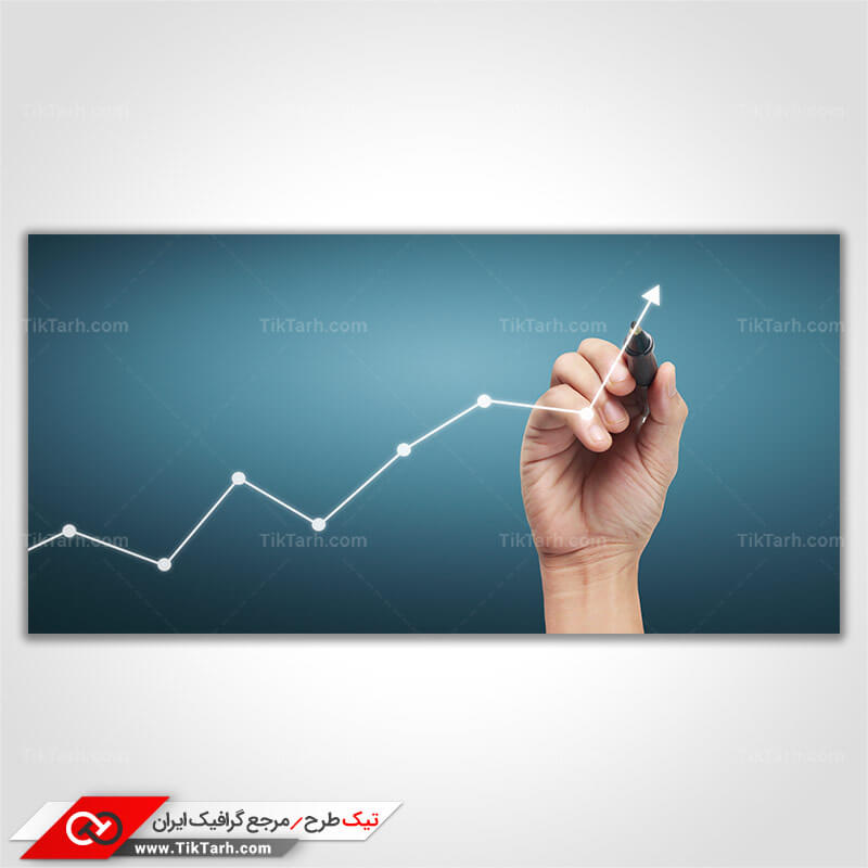 عکس لارج فرمت نمودار رشد