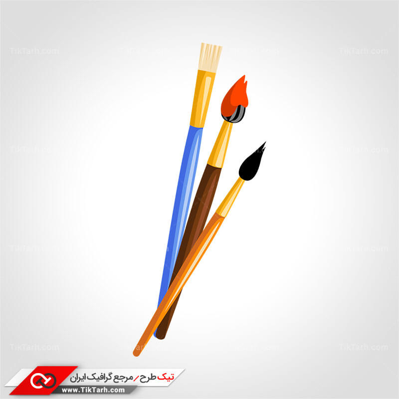 دانلود کلیپ آرت قلم مو ها