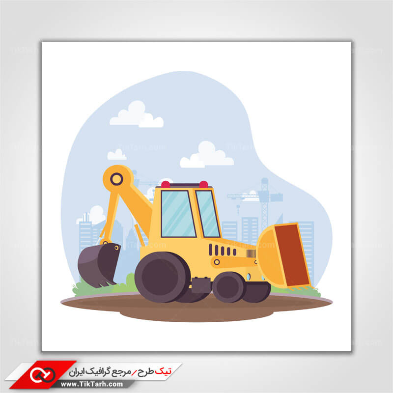 دانلود کلیپ آرت بولدوزر