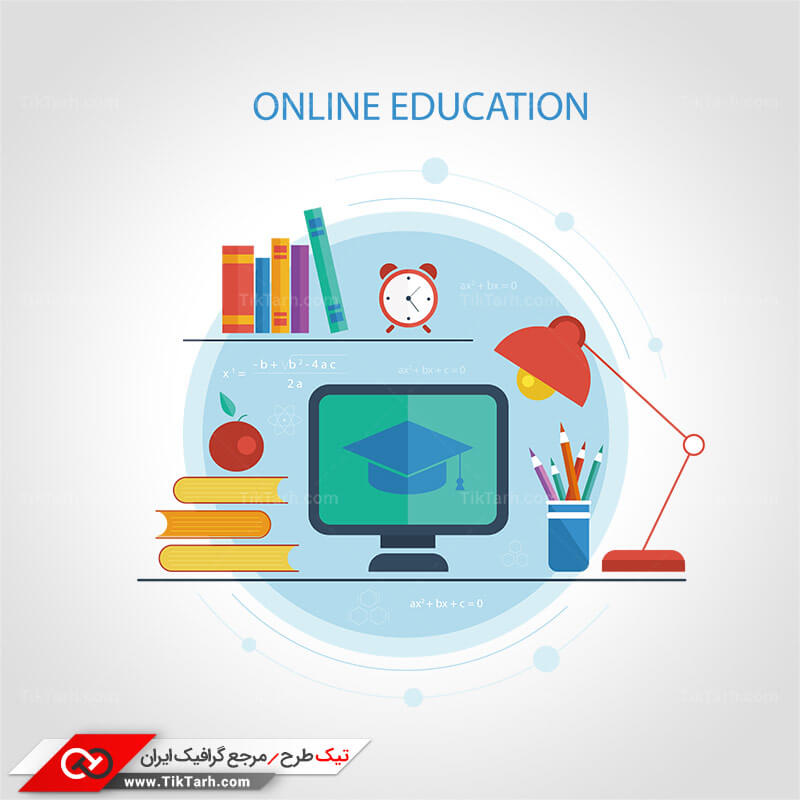 دانلود طرح لایه باز کلیپ آرت کلاس آنلاین