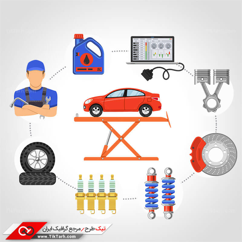 دانلود کلیپ آرت خودرو و مکانیکی
